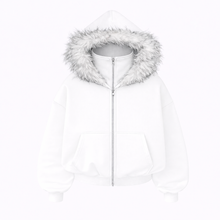 SILENT COLD fur zip up